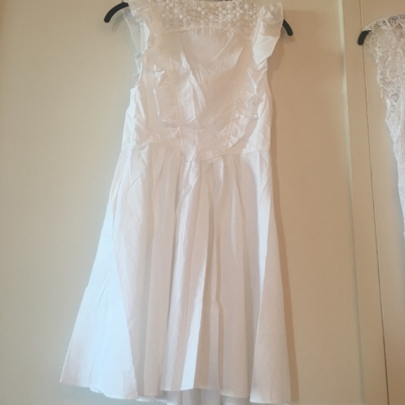 NWT Free People Half Moon Mini WhT Crochet  sz S - Picture 7 of 8